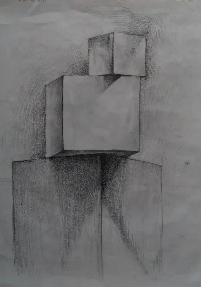 Still life with cubes